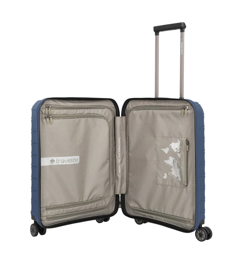 TRAVELITE MALETA DE CABINA MOOBY CON BOLSILLO PARA PC 55CM DE POLIPROPILENO RECICLADO