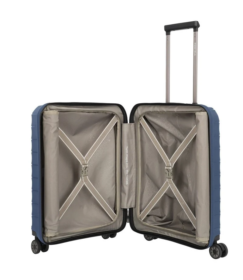 TRAVELITE MALETA DE CABINA MOOBY CON BOLSILLO PARA PC 55CM DE POLIPROPILENO RECICLADO