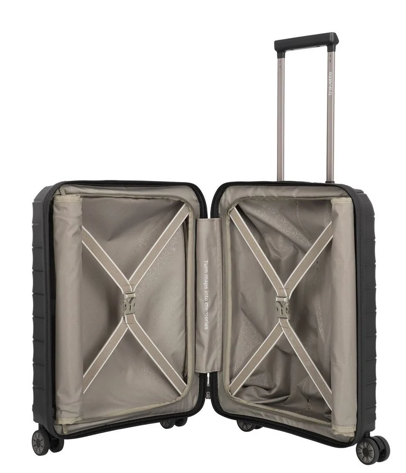 TRAVELITE MALETA DE CABINA MOOBY CON BOLSILLO PARA PC 55CM DE POLIPROPILENO RECICLADO