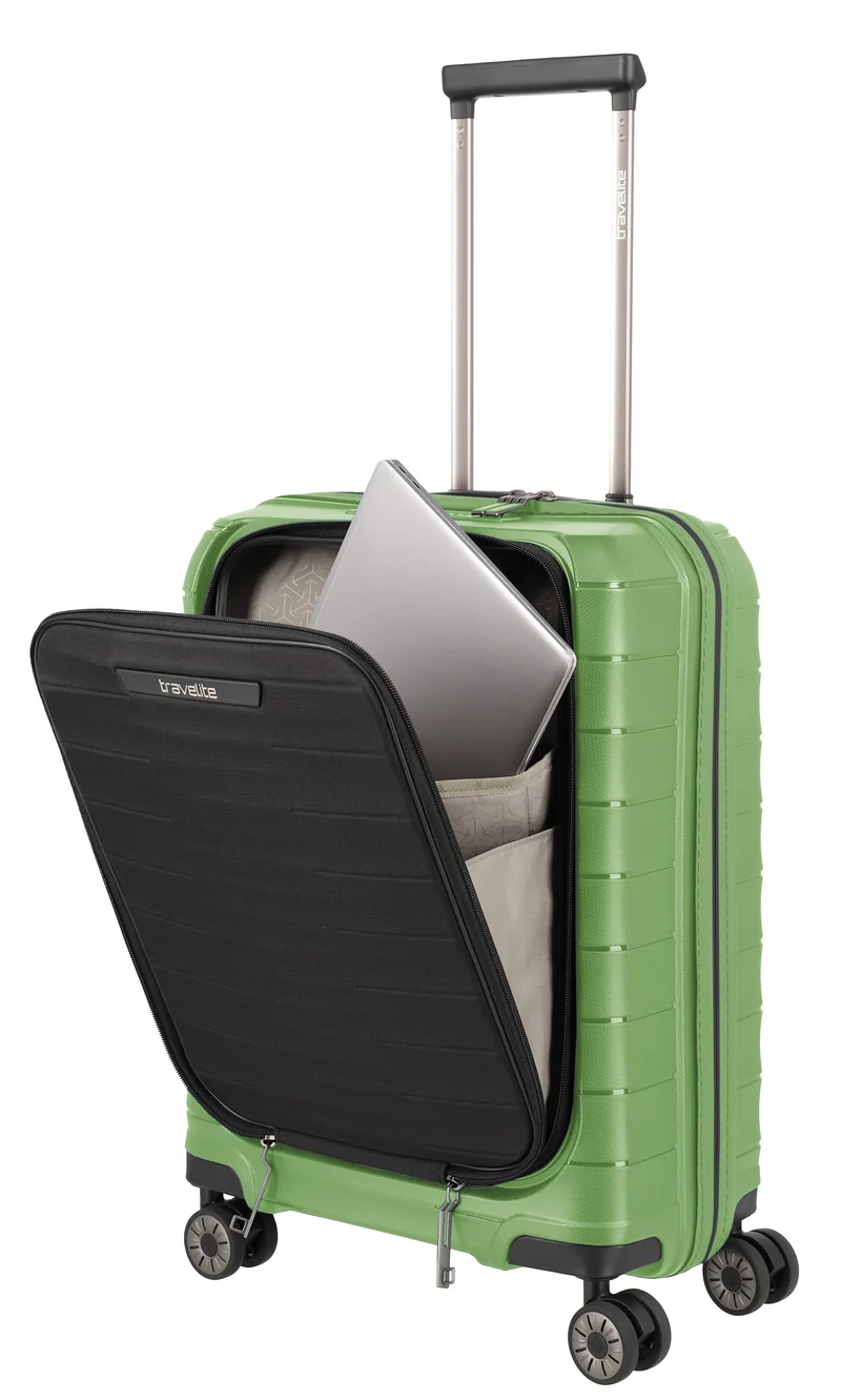 TRAVELITE MALETA DE CABINA MOOBY CON BOLSILLO PARA PC 55CM DE POLIPROPILENO RECICLADO