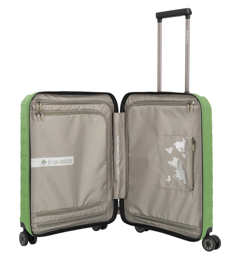 TRAVELITE MALETA DE CABINA MOOBY CON BOLSILLO PARA PC 55CM DE POLIPROPILENO RECICLADO