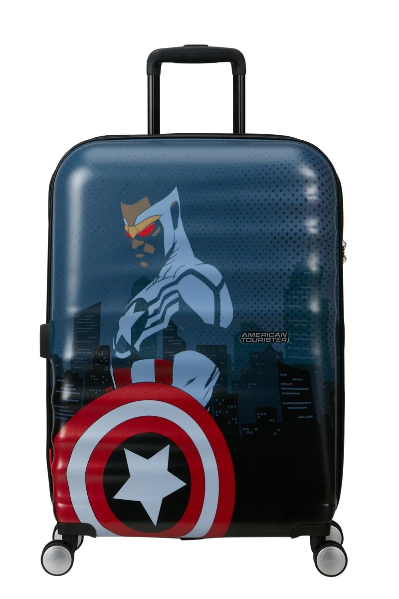 AMERICAN TOURISTER MALETA MEDIANA CAPTAIN AMERICA C WAVEBREAKER 67CM