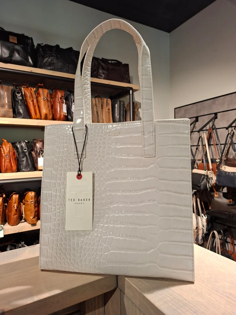 Ted Baker Wenonaa Croc Effect Small Icon Bag