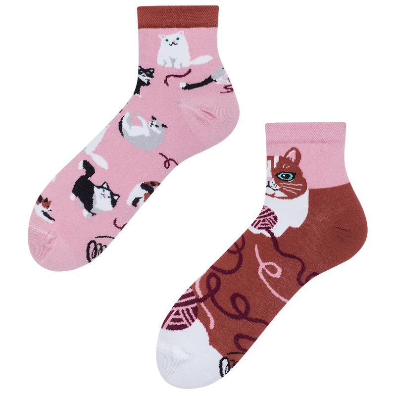 Calcetines Playful Cat Quarter