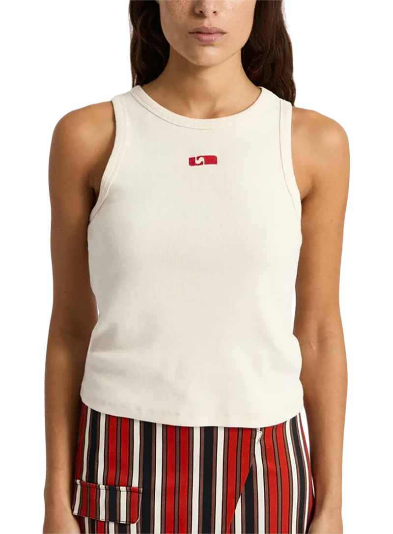 Camiseta Tank Top Embroidered Logo 01