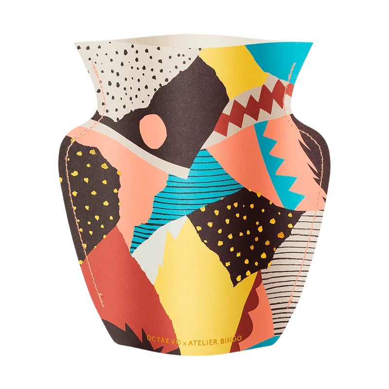 Jarrón Mini Paper Vase Vesuvio (pink -)