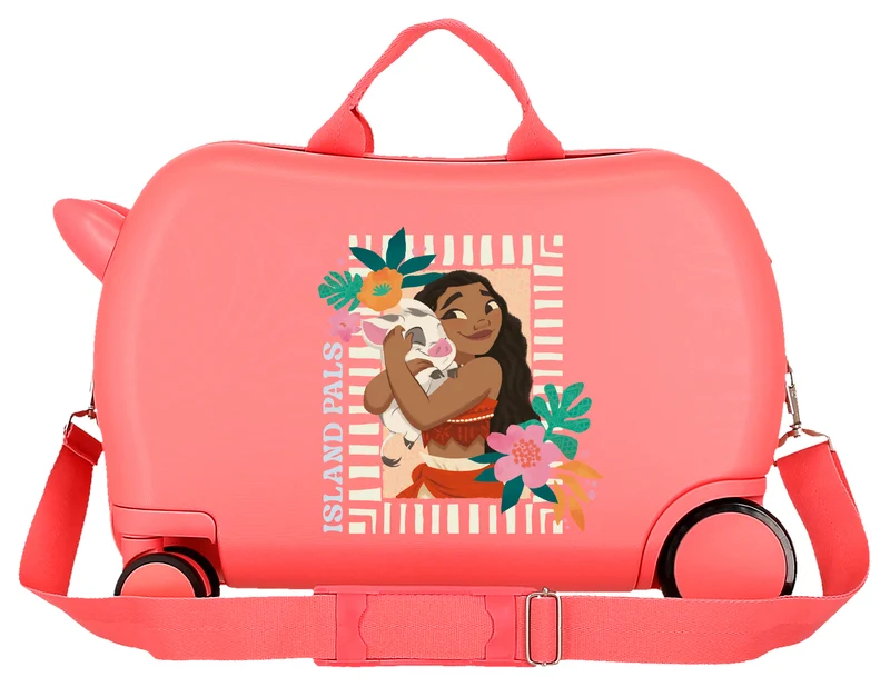 MALETA INF.ABS 4R.(2 MULTI.) 45CM. VAIANA ISLAND PALS CORAL