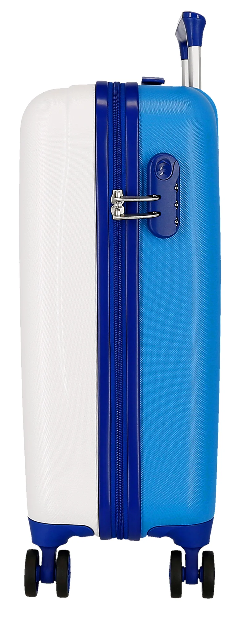 TROLLEY ABS 55CM.4R. WOODY AND FRIENDS BLANCO-AZUL