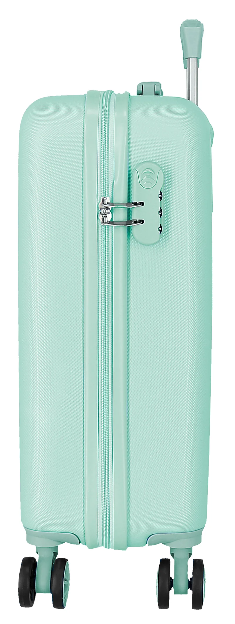 3471141 TROLLEY ABS 55CM. 4R. STITCH LITTLE DESTRUCTION TURQ