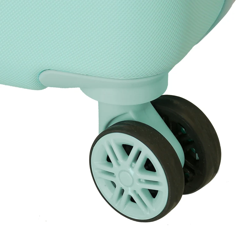 3471141 TROLLEY ABS 55CM. 4R. STITCH LITTLE DESTRUCTION TURQ