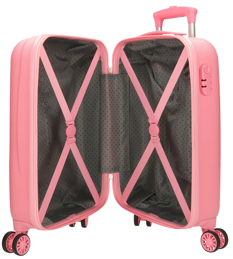 4321311 TROLLEY ABS 50 CM. 4R. MINNIE HAPPY TO BE ME ROSA