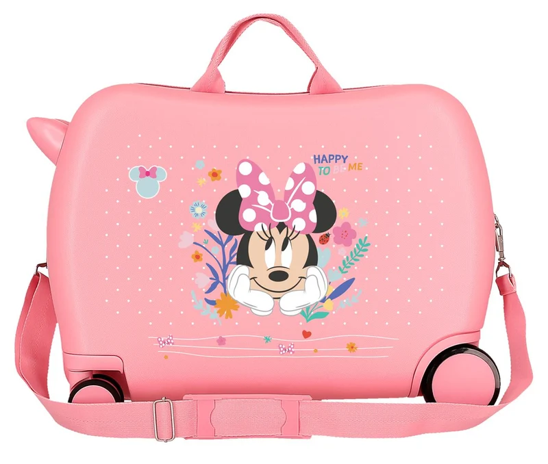 4329811 MALETA INF.ABS 4R.(2 MULTI.) 50CM. MINNIE HAPPY TO B