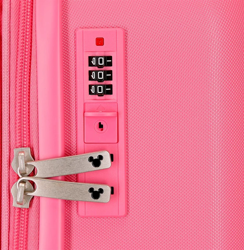 5568521 TROLLEY ABS 55CM. 4R. TRAVELING WITH MINNIE FUCSIA