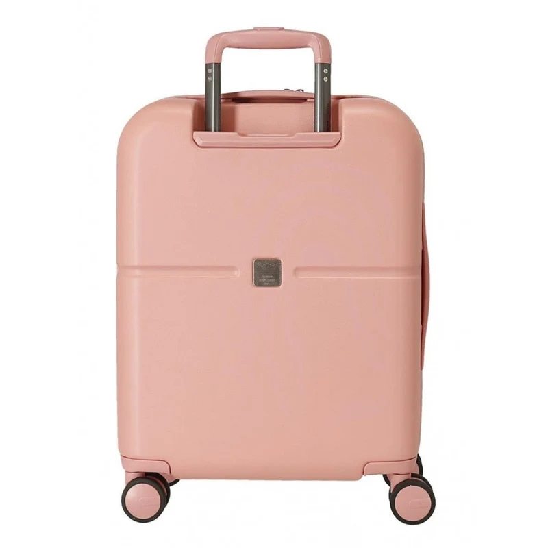 Maleta de cabina Pepe Jeans Carina rosa claro rígida 55cm