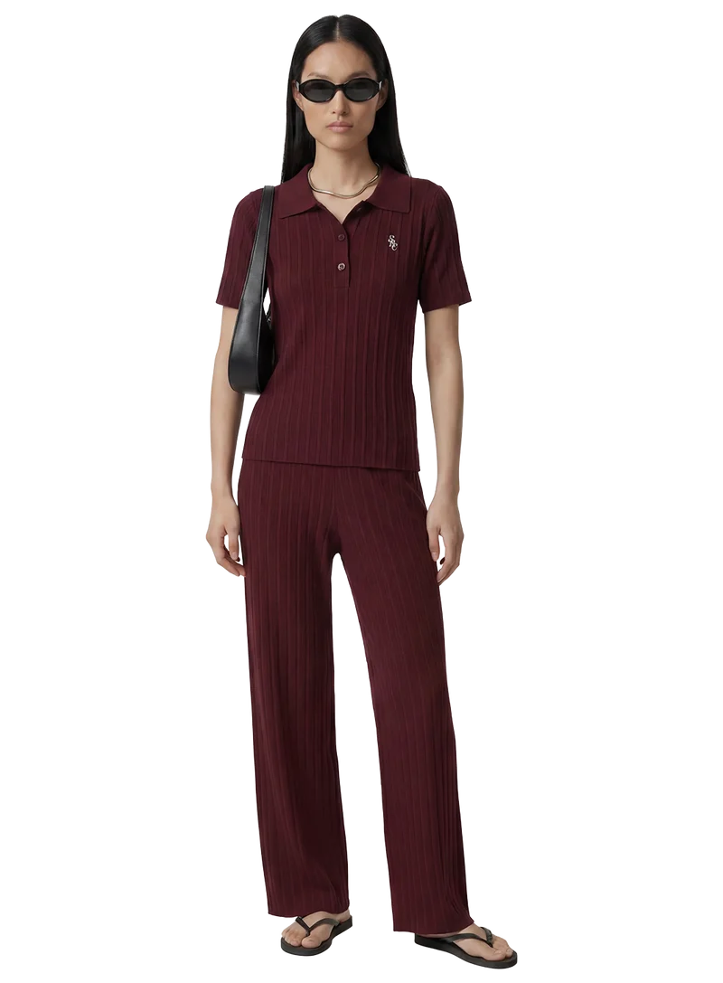 Pantalones Src Ribbed