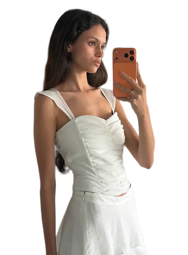 Top Corset Blanco