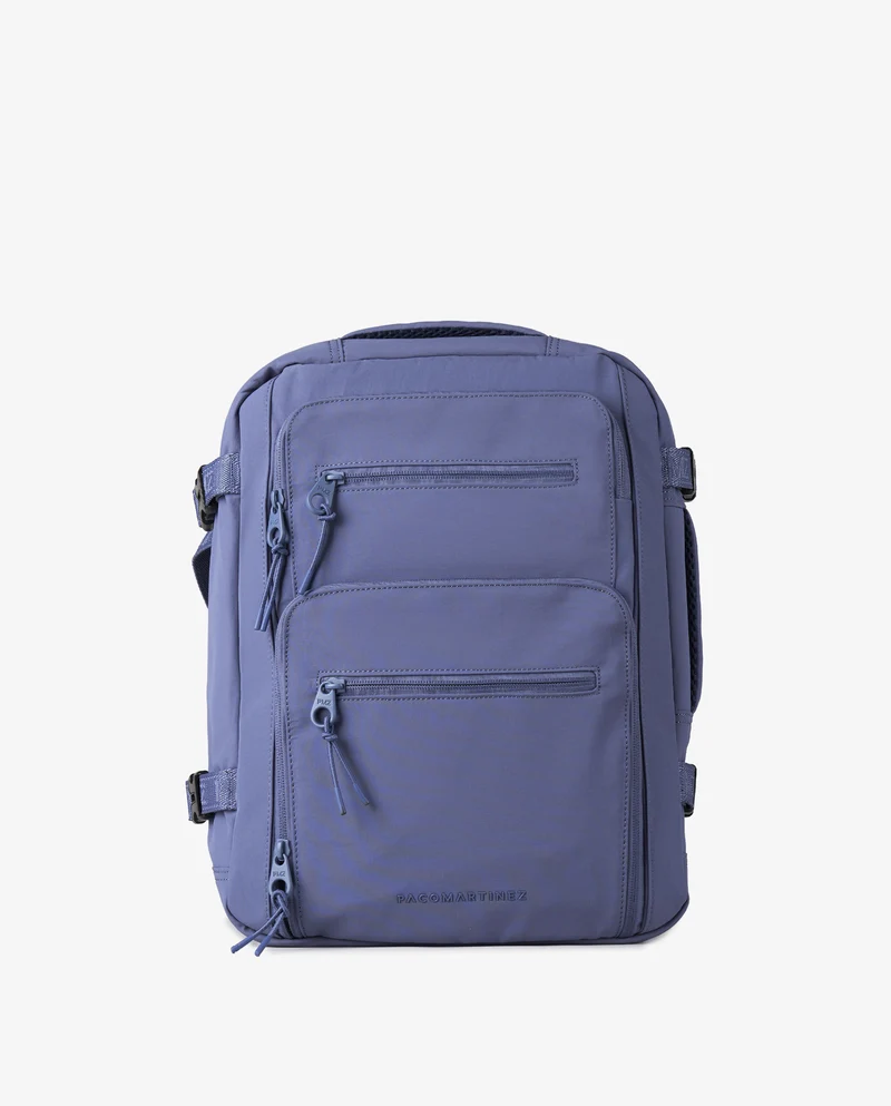 MOCHILA TRAVELLER BOLSILLOS AZUL
