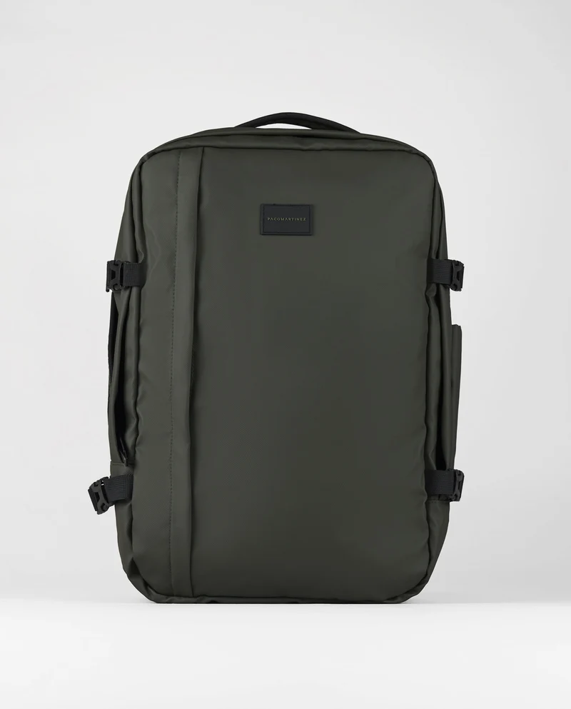 MOCHILA EXPANDIBLE VERDE MILITAR