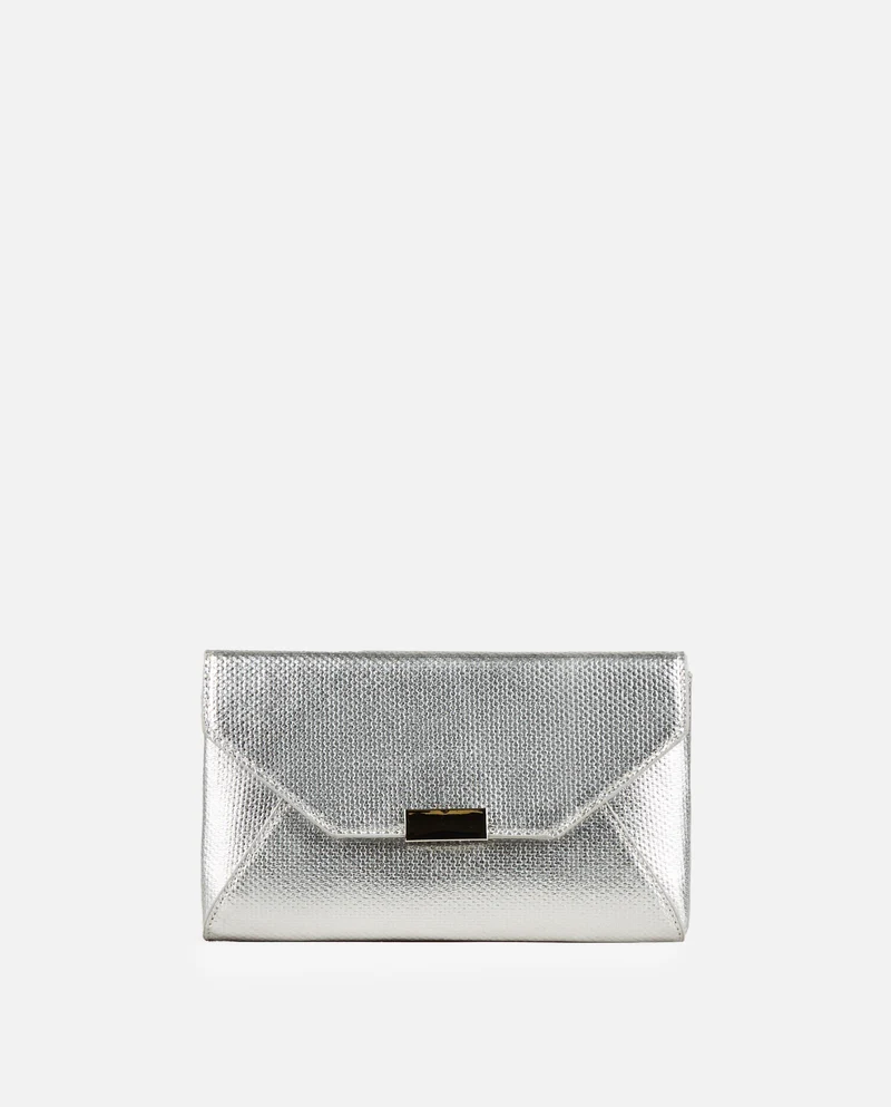 BOLSO SOBRE METALIZADO PLATA