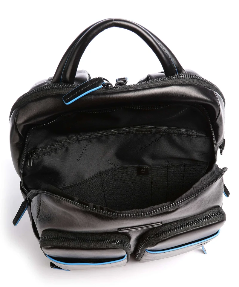 Piquadro Blue Square Revamp Mochila para portátil black