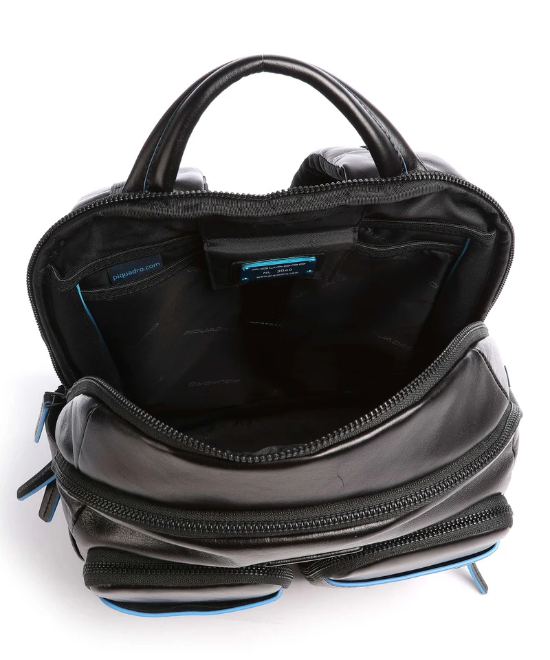 Piquadro Blue Square Revamp Mochila para portátil black