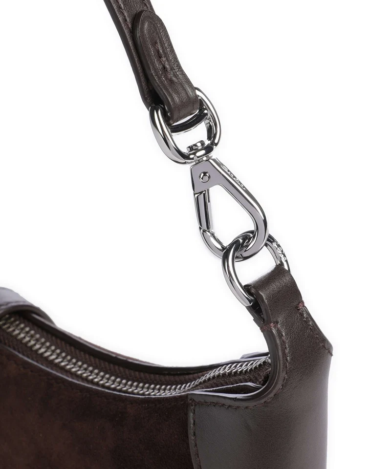 Polo Ralph Lauren ID Collection Small Bolso de hombro chocolate