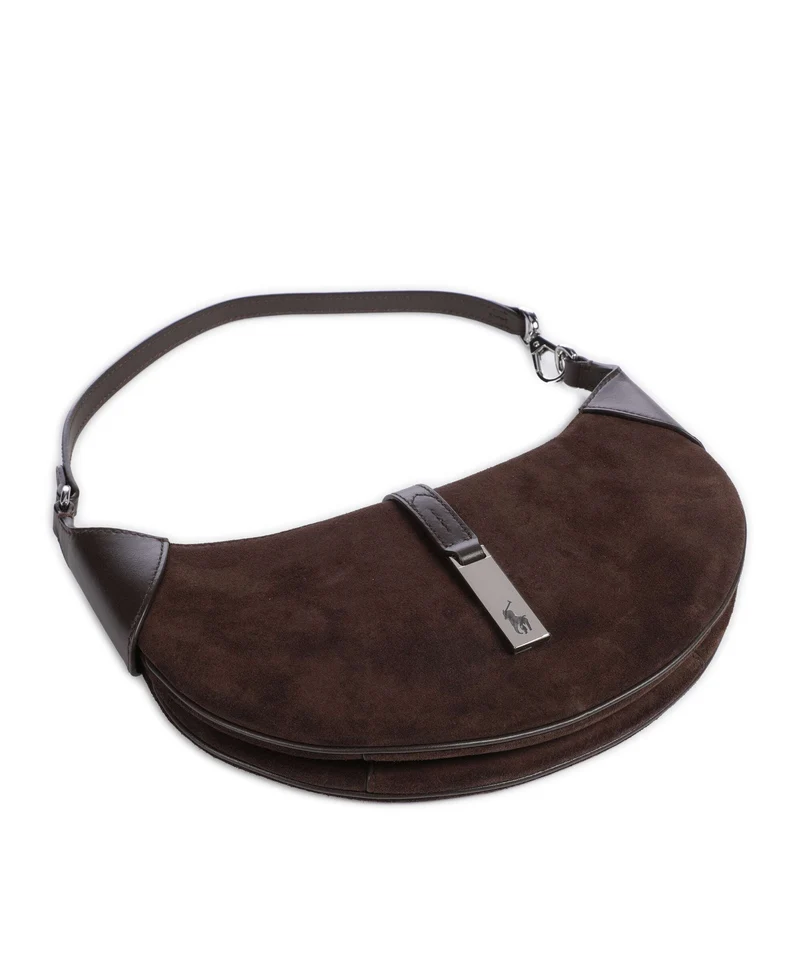 Polo Ralph Lauren ID Collection Small Bolso de hombro chocolate