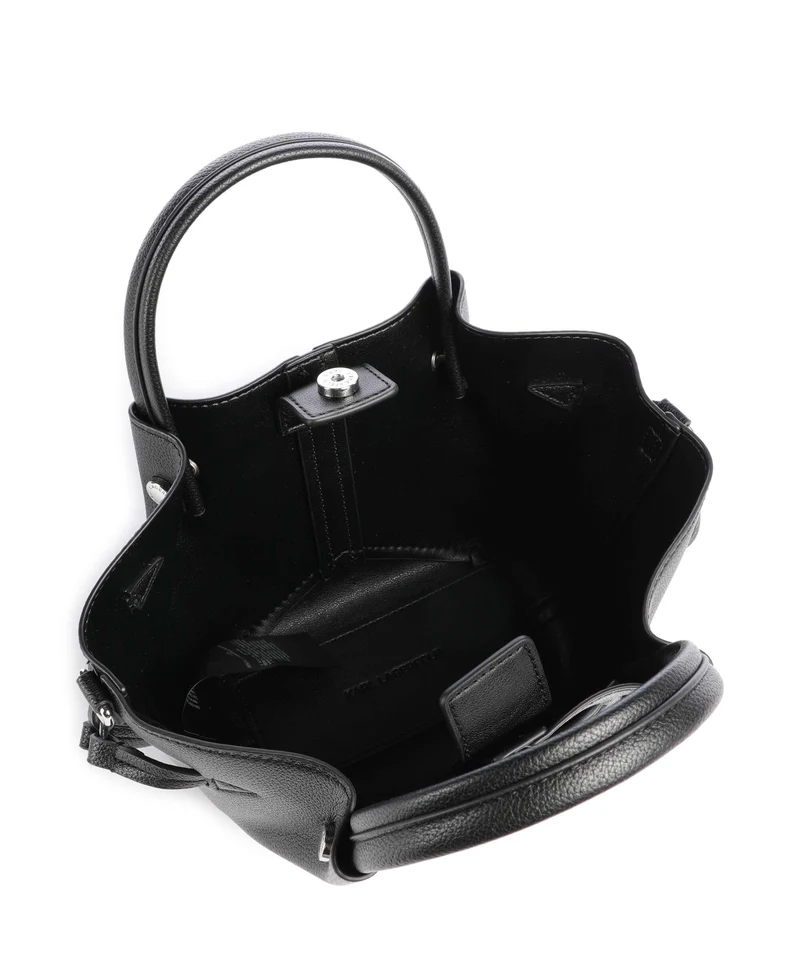 Karl Lagerfeld K/Pierced Mini Bolso de mano black nickel