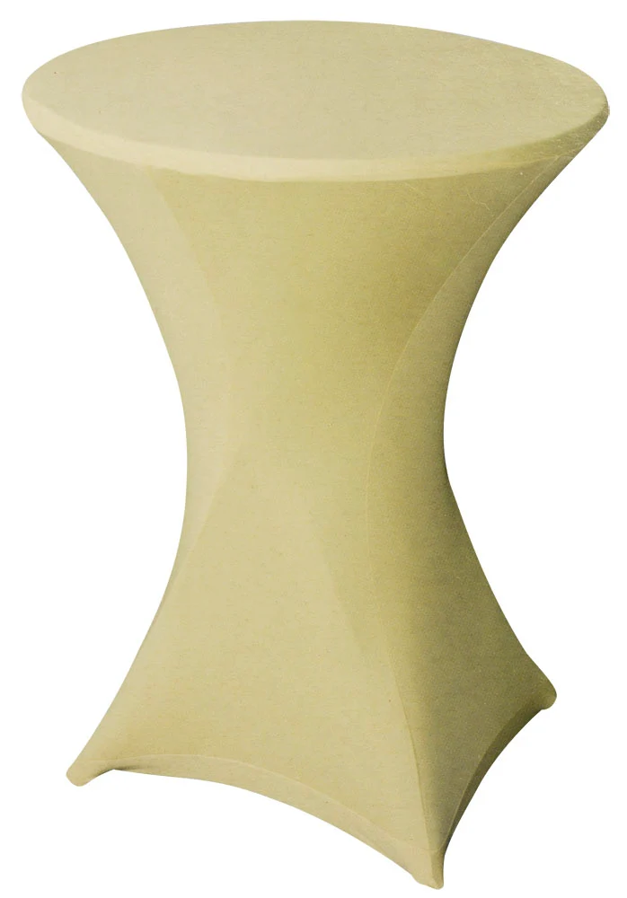 Stehtischhusse, Schutzhülle, Farbe beige