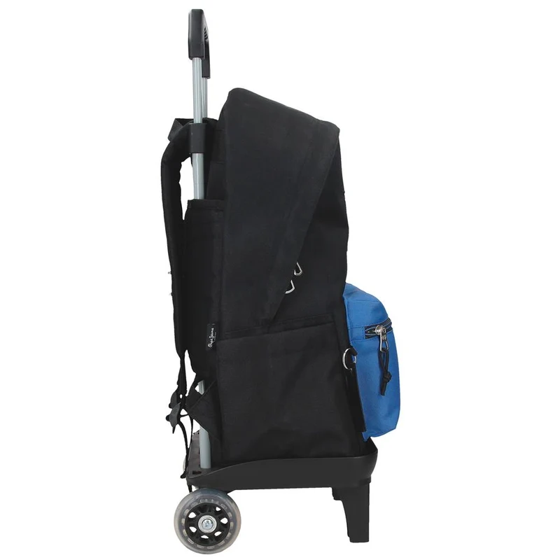 61523V2 MOCHILA ADAP. 44CM. C/CARRO. PJL HENRY NEGRO
