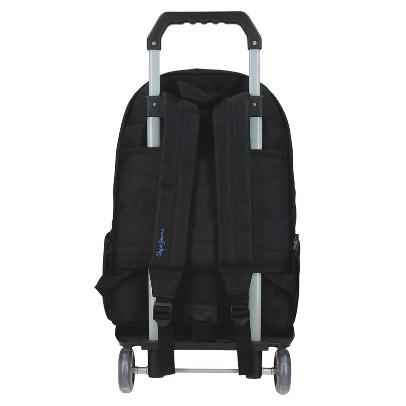 61523V2 MOCHILA ADAP. 44CM. C/CARRO. PJL HENRY NEGRO