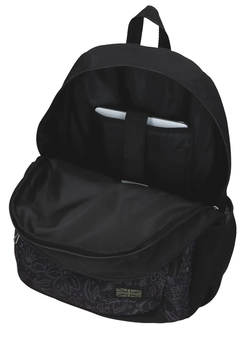 61325V1 MOCHILA ADAP. 44CM 2C. C/CARRO. PJL ELOISE NEGRO