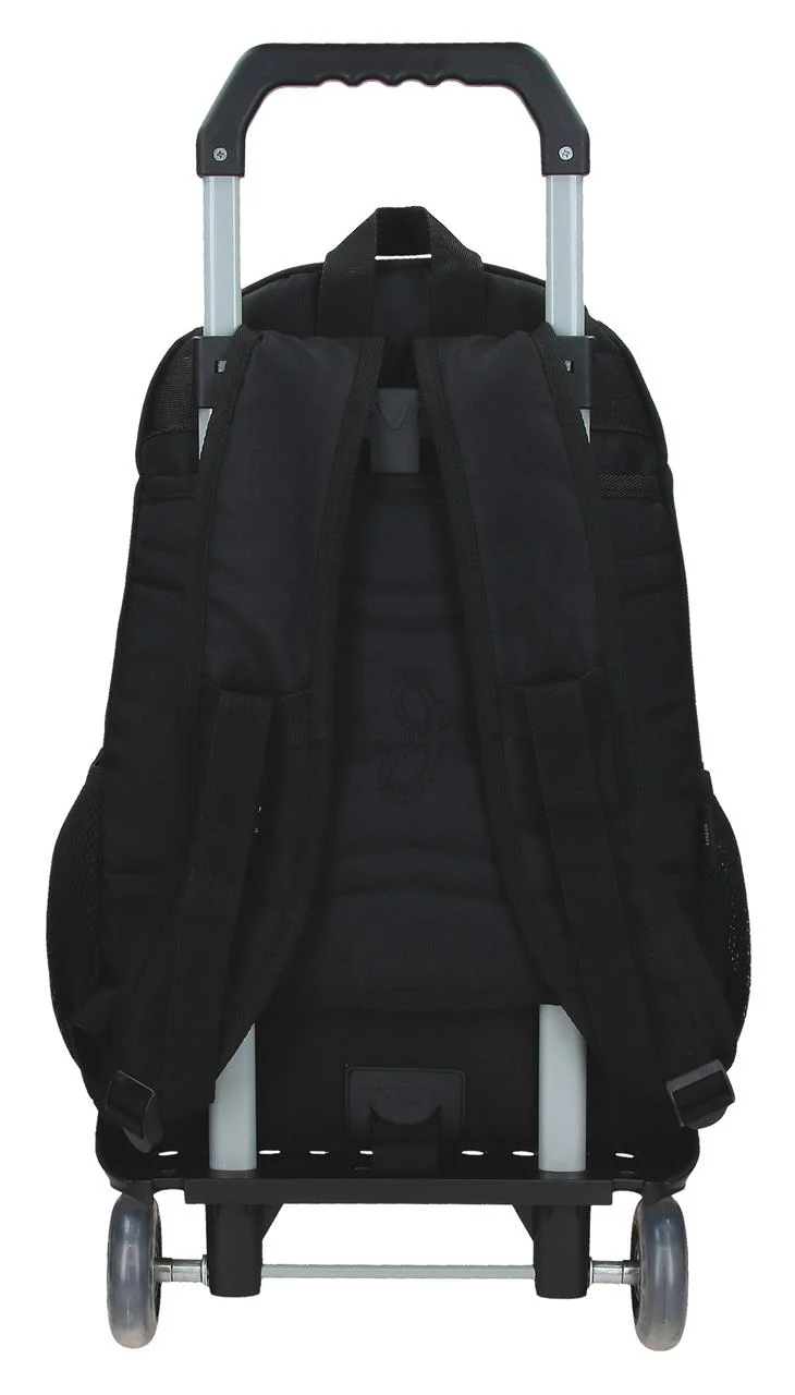 61325V1 MOCHILA ADAP. 44CM 2C. C/CARRO. PJL ELOISE NEGRO