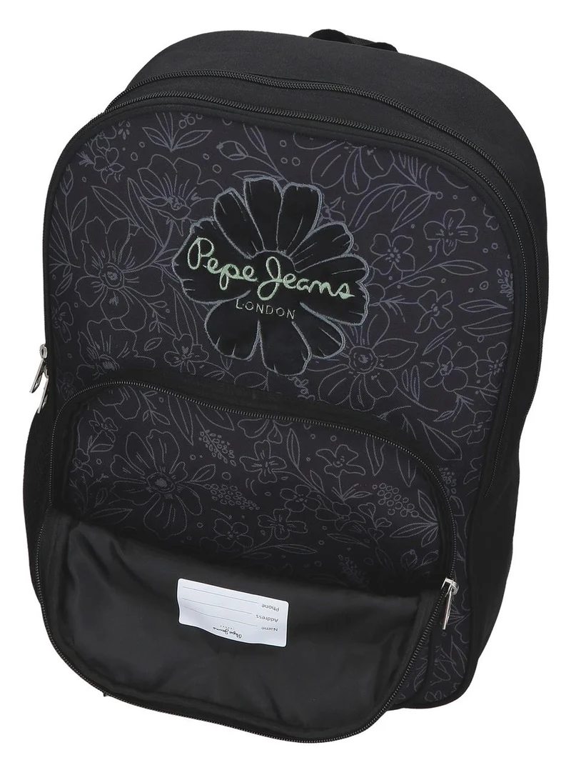 61322V1 MOCHILA ADAP. 40CM 2C. C/CARRO. PJL ELOISE NEGRO