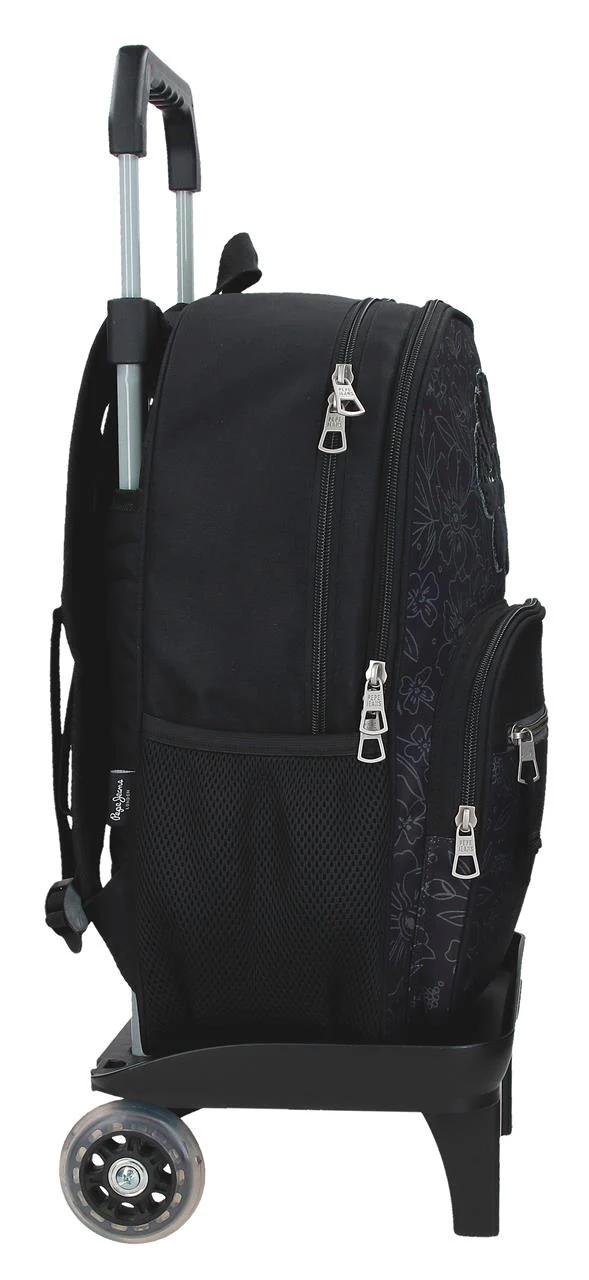 61322V1 MOCHILA ADAP. 40CM 2C. C/CARRO. PJL ELOISE NEGRO