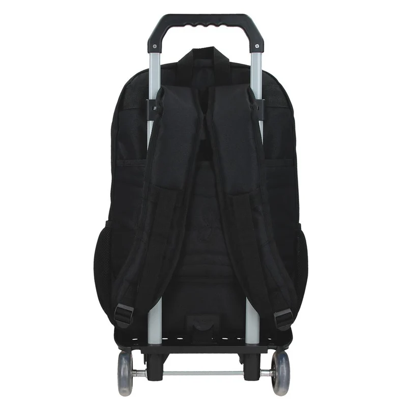 61525V2 MOCHILA ADAP. 46CM 2C. C/CARRO. PJL HENRY NEGRO
