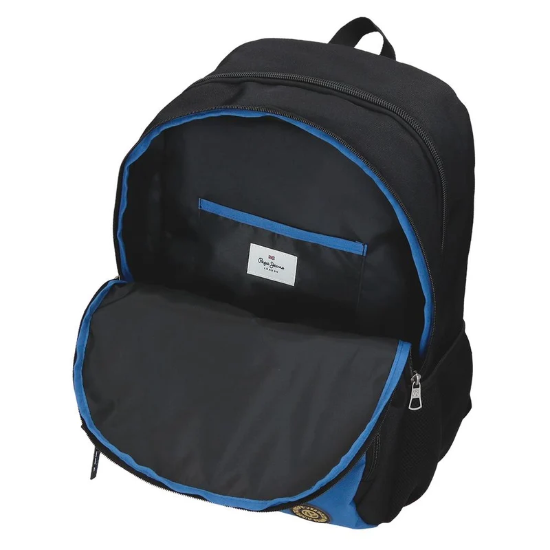 61525V2 MOCHILA ADAP. 46CM 2C. C/CARRO. PJL HENRY NEGRO