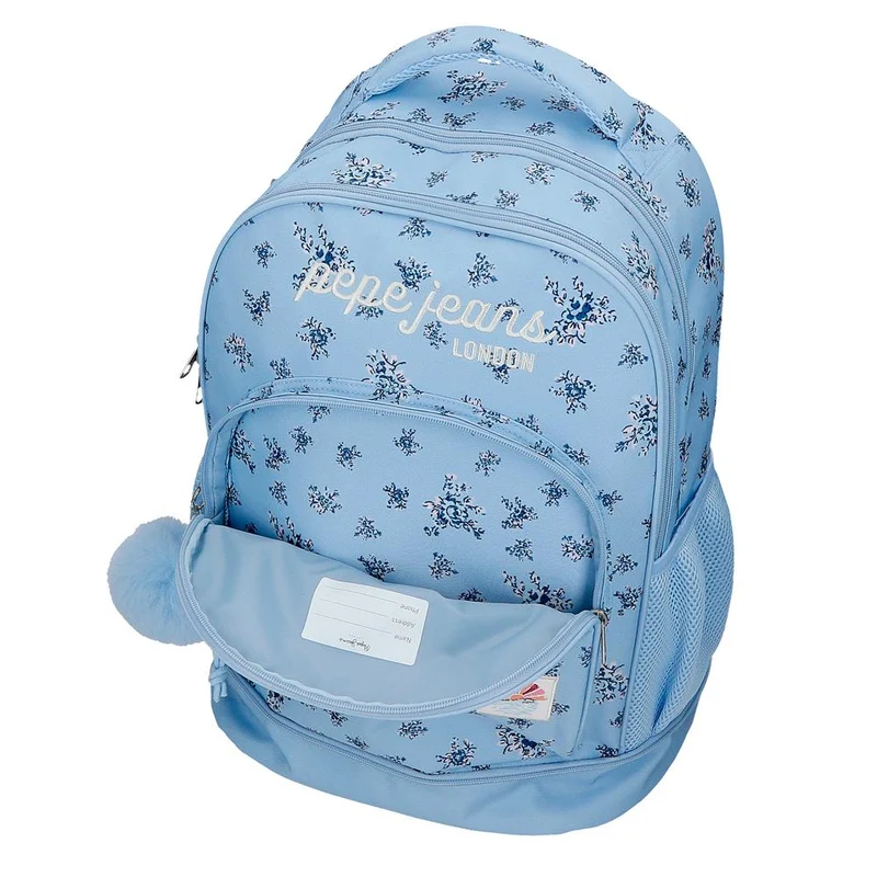 6082942 MOCHILA COMPACT DESM. 2R. PJL OLIVIA AZUL CLARO
