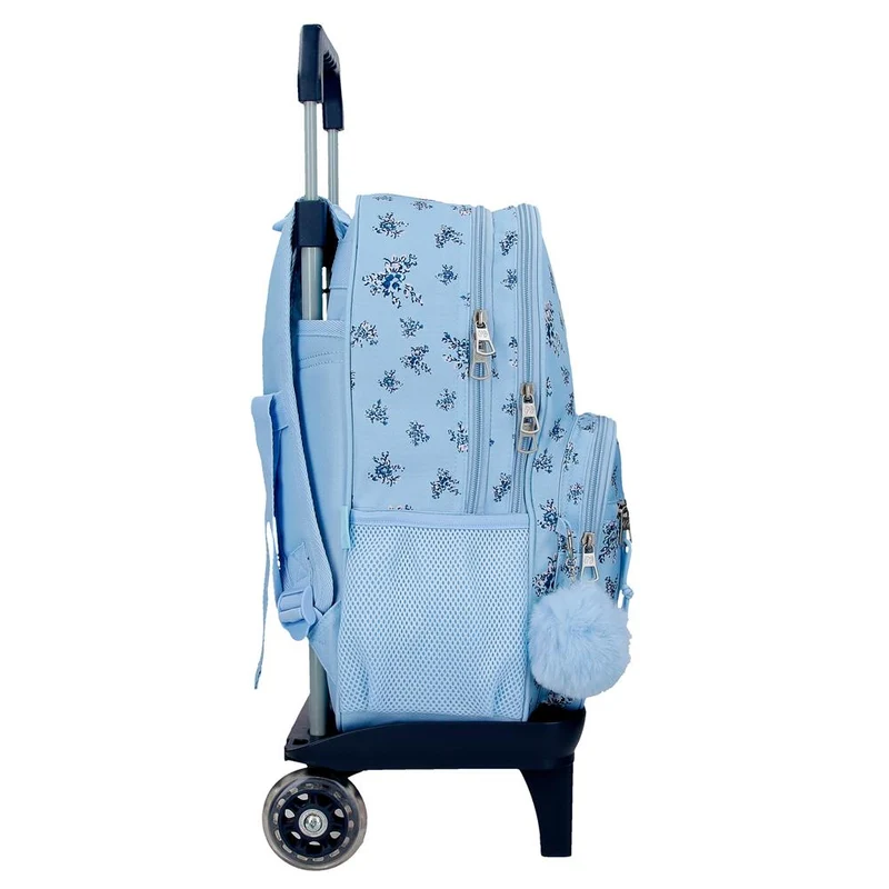 60822V2 MOCHILA ADAP. 40CM 2C. C/CARRO. PJL OLIVIA AZUL CLAR