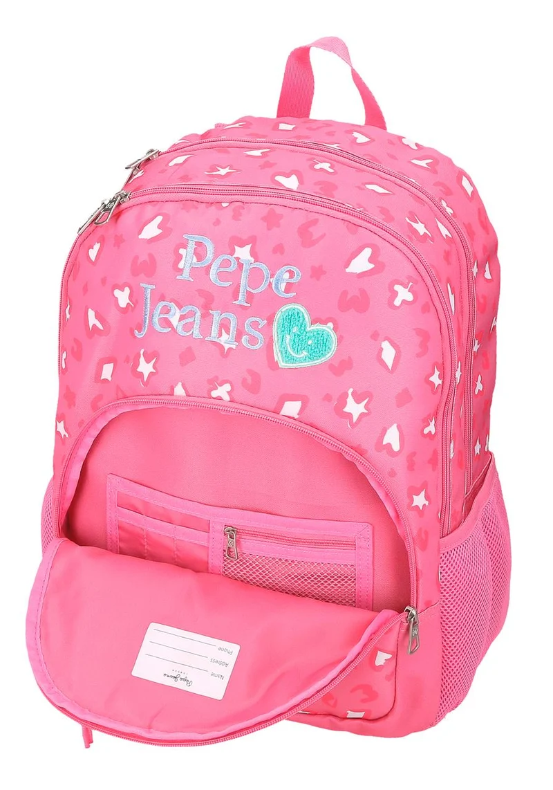 60925V1 MOCHILA ADAP. 44CM 2C. C/CARRO. PJL EVELYN ROSA