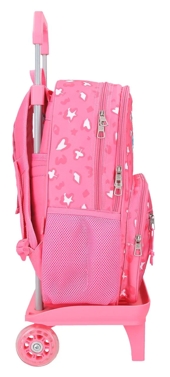60922V1 MOCHILA ADAP. 40CM 2C. C/CARRO. PJL EVELYN ROSA