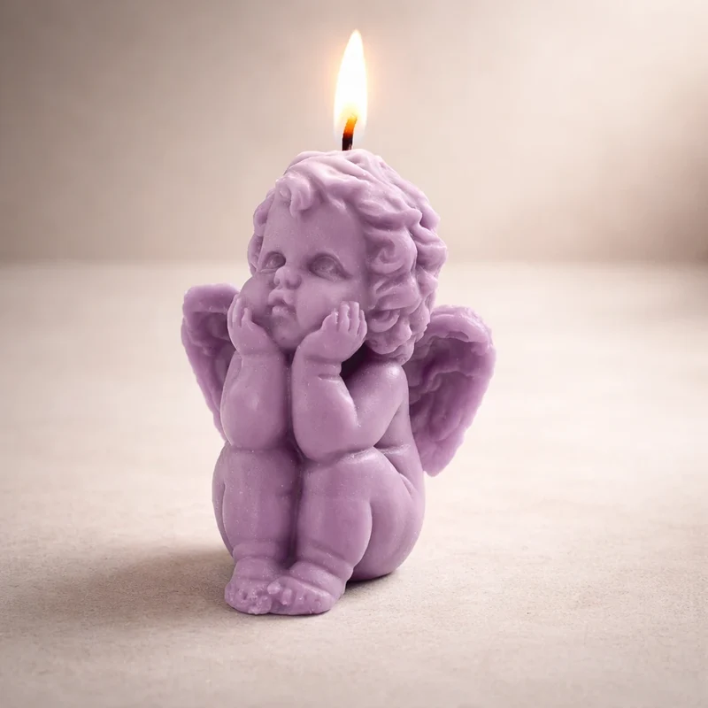 Angel / angelito / bautismo soñador (molde de silicona)