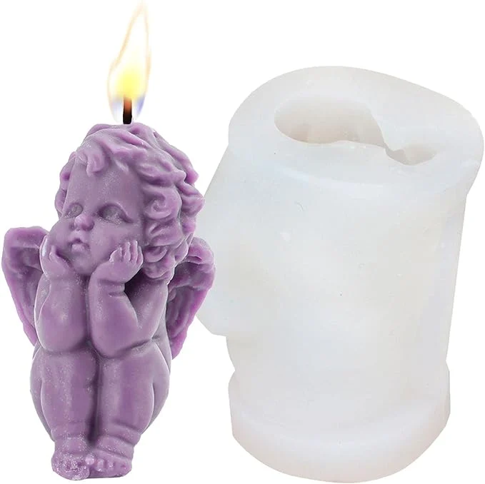 Angel / angelito / bautismo soñador (molde de silicona)