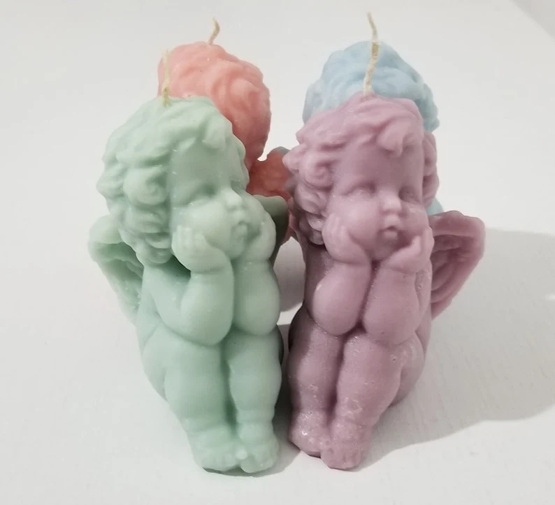 Angel / angelito / bautismo soñador (molde de silicona)