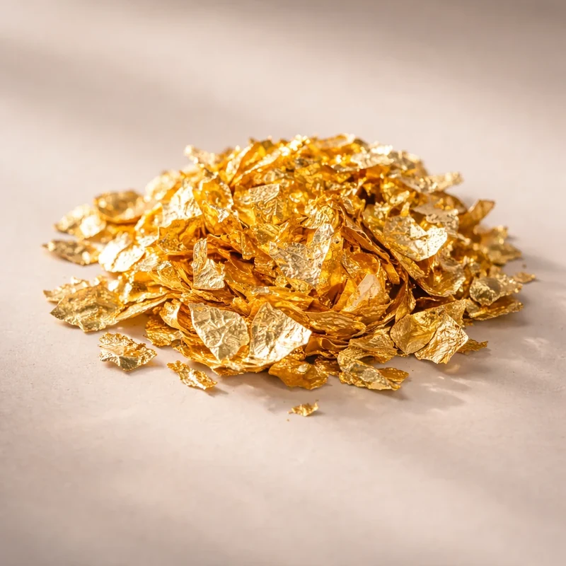 Papel de oro / láminas doradas mediano