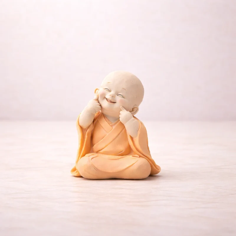 Buda/monje feliz sonriendo (molde de silicona)