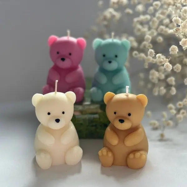 Oso teddy pequeño (molde de silicona)