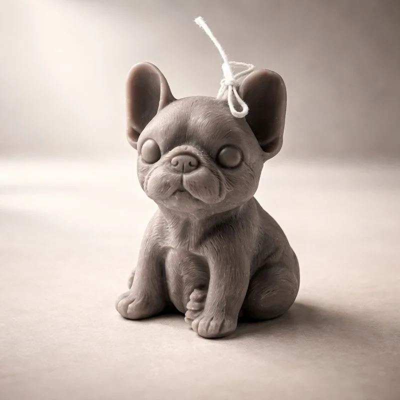 Perro bulldog / bull dog francés (molde de silicona)