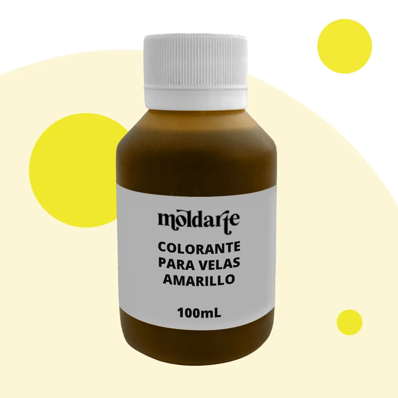 Colorante amarillo para velas - 100mL