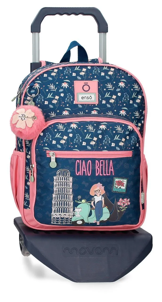 95724T1 MOCHILA ADAP. C/CARRO 38CM.ENSO CIAO BELLA